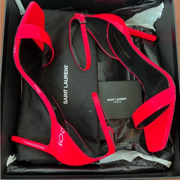 Saint Laurent strapless ankles heels - Picture 4 of 5